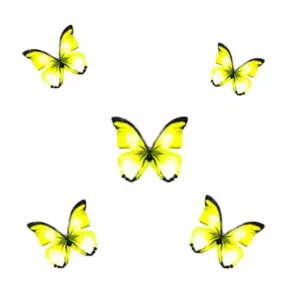 پروانه تزیینی کاغذی کد27